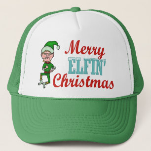 Casquette Joyeux humour féerique drôle d'Elf de vacances de