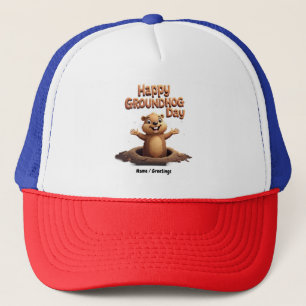 Casquette Joyeux Jour de la Marmotte Célébrez avec Humour, A