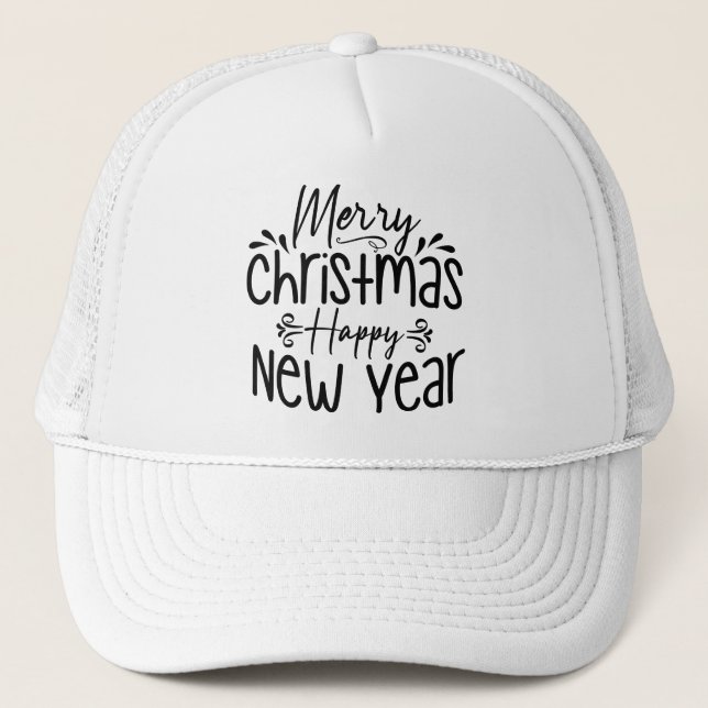 Casquette Joyeux Noël Bonne année-45910 (Devant)