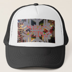 Casquette Joyeux Noël et une joyeuse fête du Nouvel An Snowf