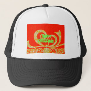Casquette Joyeux Noël Golden Red Snowflex.jpg