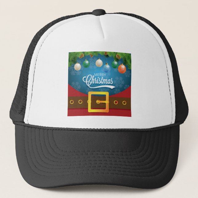Casquette Joyeux Noël Père Noël (Devant)