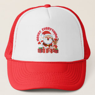 Casquette Joyeux Noël Tout Santa & Renne de Noël