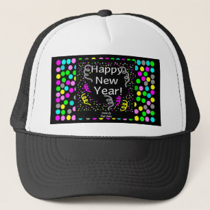 Casquette Joyeux Nouvel An Salutations Trucker Hat
