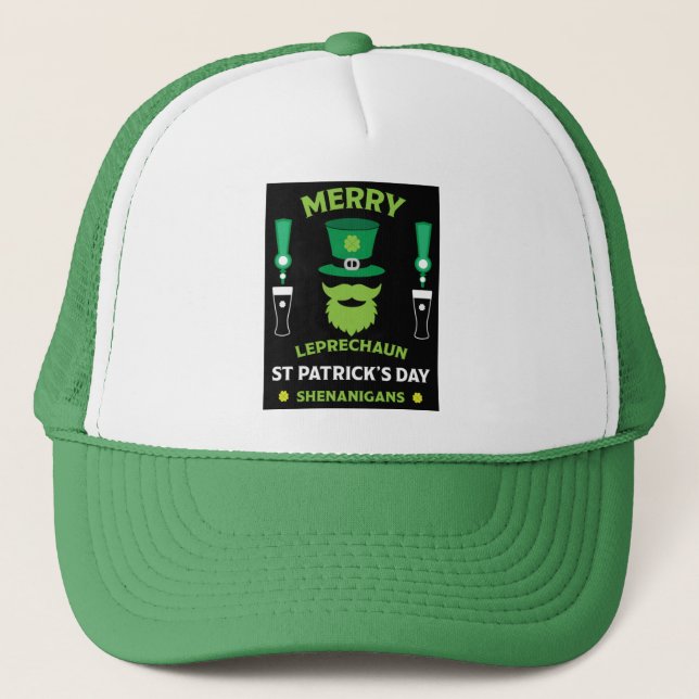 Casquette Joyeux Pádraig Patrick Jour 17 mars (Devant)