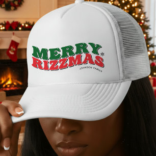 Casquette Joyeux Rizzmas Rétro Noël en famille