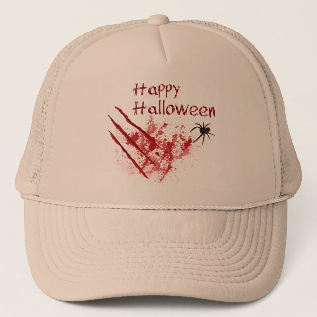 Casquette Joyeux Scratches Sanglantes Halloween (Devant)