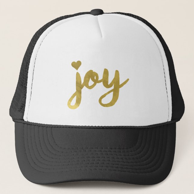Casquette Joyful Joyful J'ai la joie plein de Joy Gold Art (Devant)