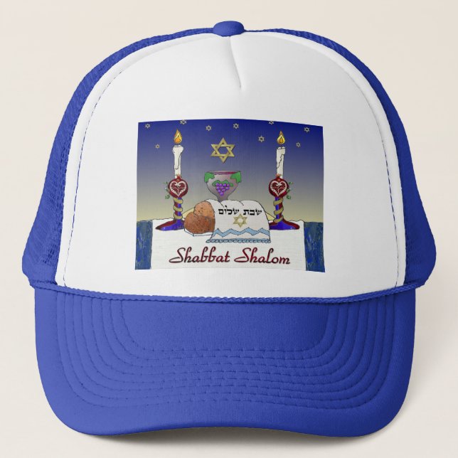 Casquette Judaica Shabbat Shalom (Devant)