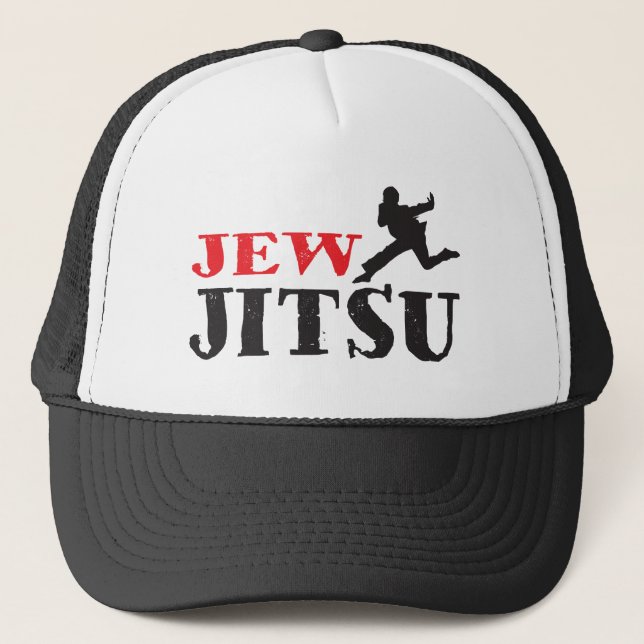 Casquette Juif Jitsu - humour juif drôle (Devant)