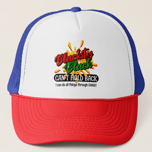 Casquette Junetten NE PEUT PAS TENIR EN ARRIÈRE LE NOIR Chri (Devant)