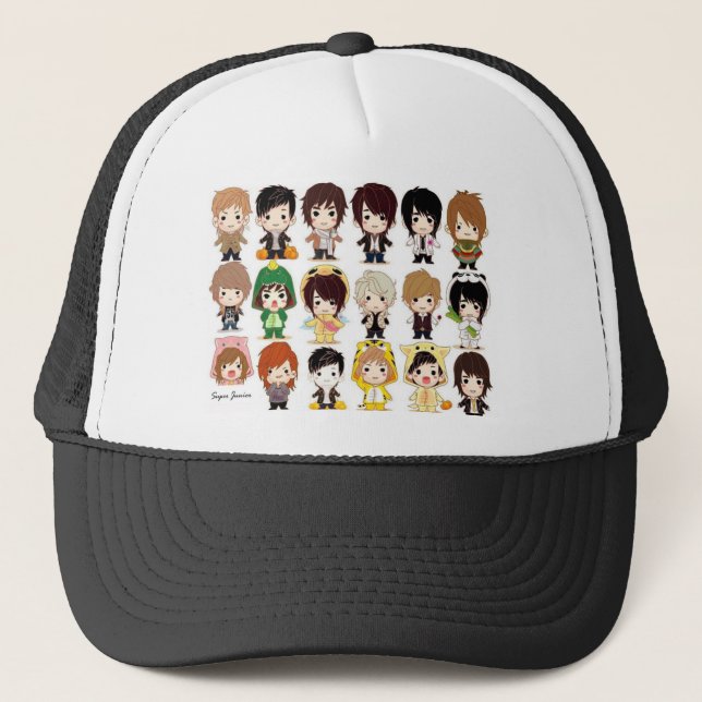 Casquette Junior superbe (papier peint de bande dessinée) (Devant)