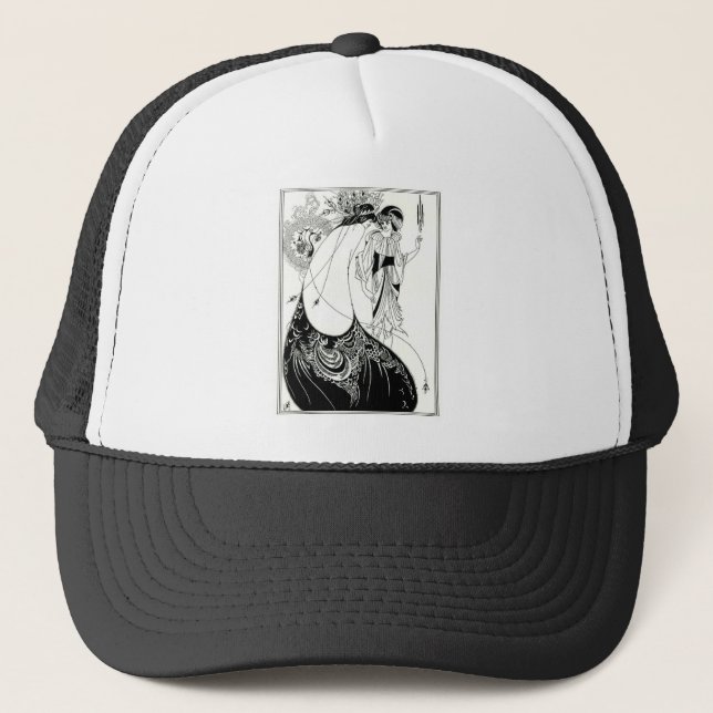 Casquette Jupe de paon d'Aubrey Beardsley (Devant)