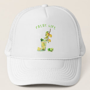 Casquette Jus de citron frais Cool Boire Citronnier Camion C