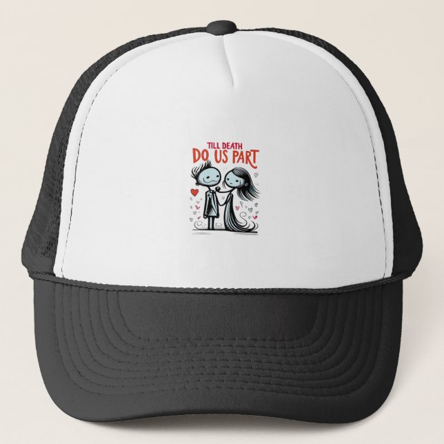 Casquette Jusqu'à ce que la mort nous sépare - classique (Devant)