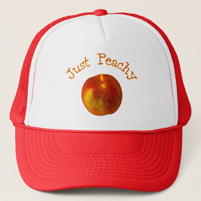 Casquette Juste couleur pêche (Devant)