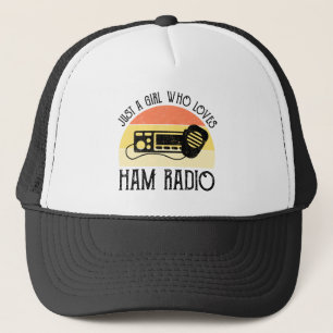 Casquette Juste une fille qui aime la radio de jambon