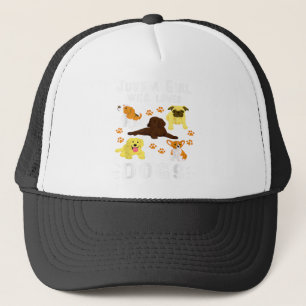 Casquette Juste Une Fille Qui Aime Les Chiens Chemise Funny 