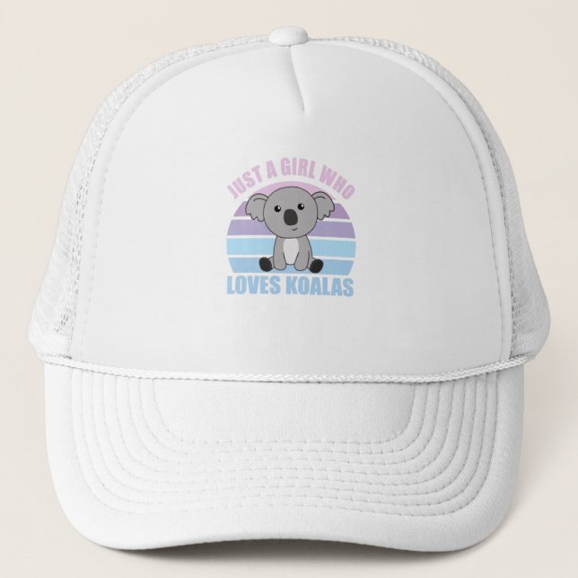 Casquette Juste Une Fille Qui Aime Les Koalas De Mignons Ani (Devant)