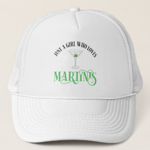 Casquette Juste Une Fille Qui Aime Les Martinis