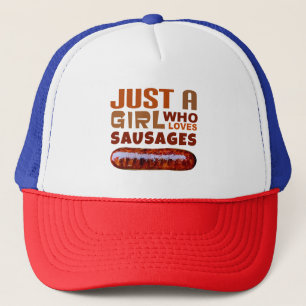 Casquette Juste une fille qui aime les saucisses