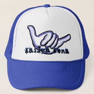 Casquette Kailua Kona hawaii blue shaka hat