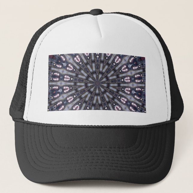 CASQUETTE KALEIDOSCOPE PSYCHÉDÉLIQUE /MÉMOIRES MYSTIQUES (Devant)