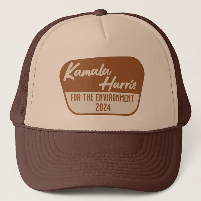 Casquette Kamala Harris 2024 pour l'environnement (Devant)