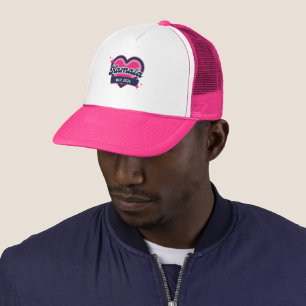Casquette Kamala Harris Girly Pink Hearts Président