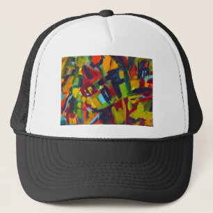 Casquette Kandinsky 304 Oeuvre Abstraite colorée