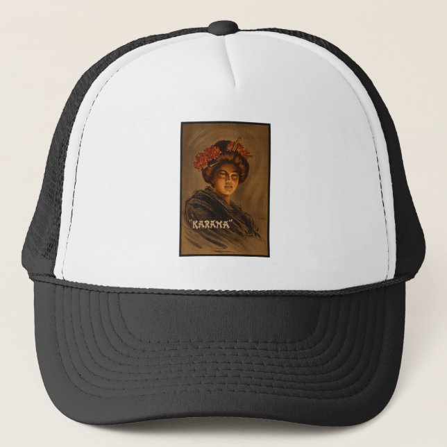 Casquette Karama : Actrice japonaise Romance Geisha (Devant)