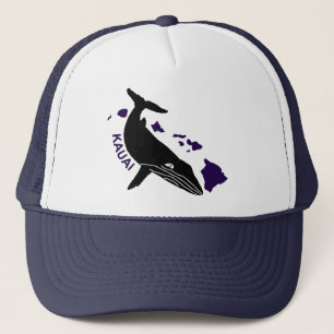 Casquette Kauai - Hawaii Purple Islands Humpback Trucker Cha