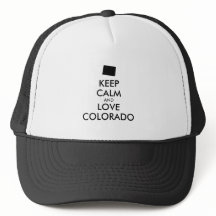 KEEP CALM et LOVE COLORADO personnalisables