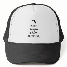 KEEP CALM et LOVE FLORIDA personnalisables