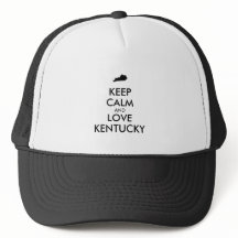 KEEP CALM et LOVE KENTUCKY personnalisables