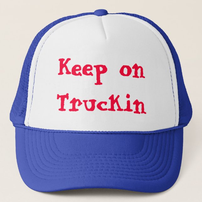 Casquette Keep on Truckin design par James Black (Devant)