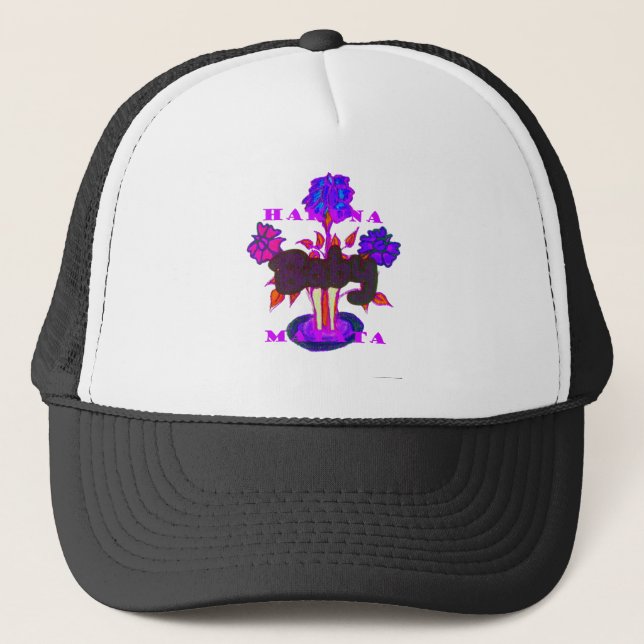 Casquette Kenya Heart Art : I Love Kenya (Devant)