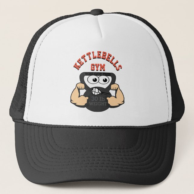 Casquette Kettlebells Gym Workout (Devant)