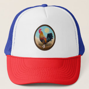 Casquette Key West - Rooster tzigane Vintage ovale