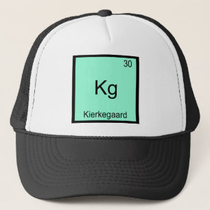 Casquette Kg - Kierkegaard Élément Drôle Symbole Chimie T