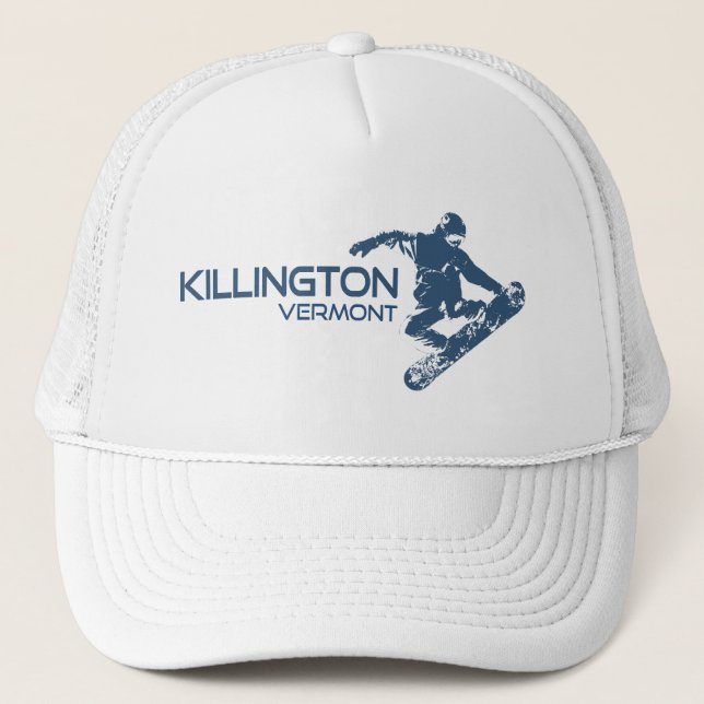 Casquette Killington Vermont Snowboarder (Devant)