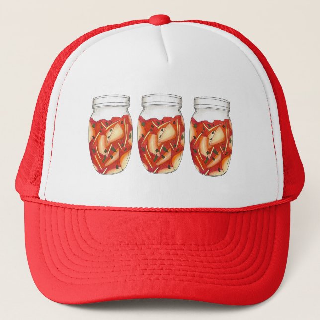Casquette Kimchi Fermenté Chou Cuisine coréenne (Devant)