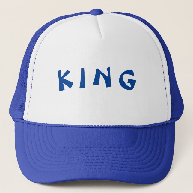 Casquette King Casquette Texte personnalisé Chapea (Devant)