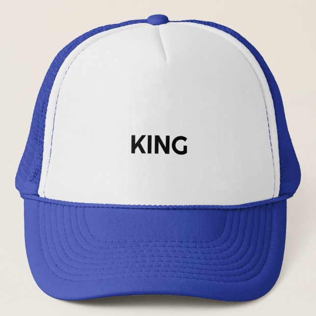 Casquette King Casquette Texte personnalisé Chapea (Devant)