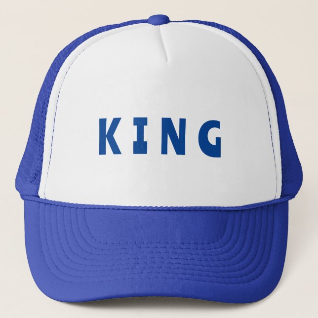 Casquette King Casquette Texte personnalisé Chapea (Devant)