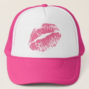 Casquette Kiss rose