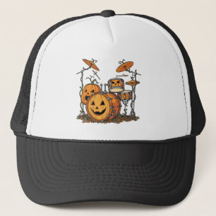 Casquette Kit de batterie citrouille d'Halloween