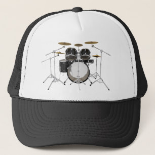 Casquette Kit tambour noir :