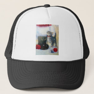 Casquette Kitten à Père Noël Boot