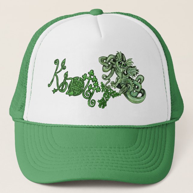 Casquette Knotty lil Dragon~noeud celtique (Devant)